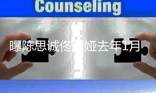 没领离婚证协议娅去月签曝陈佟丽 为年1思诚事业